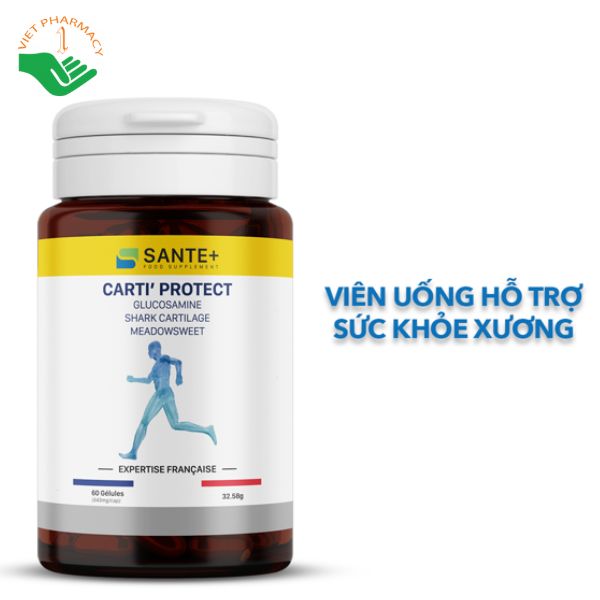 Viên uống giảm đau và khỏe xương khớp Sante Plus Carti Protech