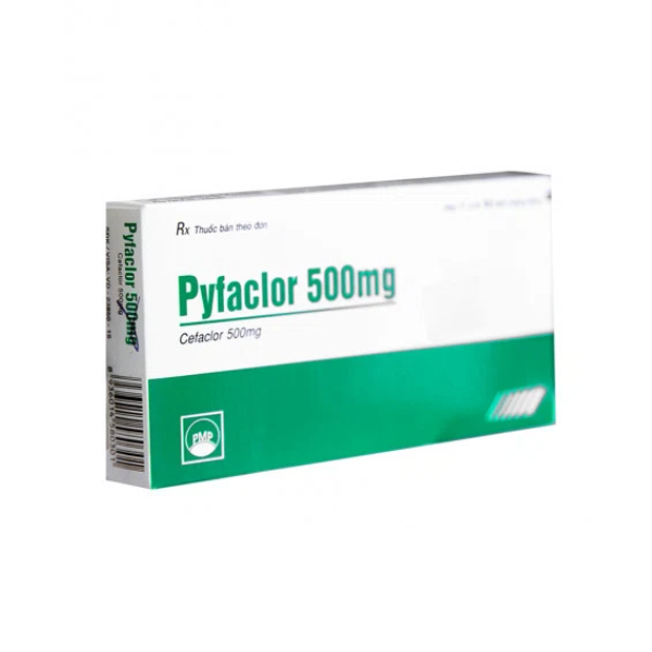 Thuốc điều trị nhiễm khuẩn Pyfaclor 500mg