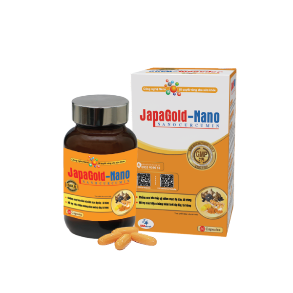 Viên uống Japagold-Nano giảm các triệu chứng viêm loét dạ dày, tá tràng