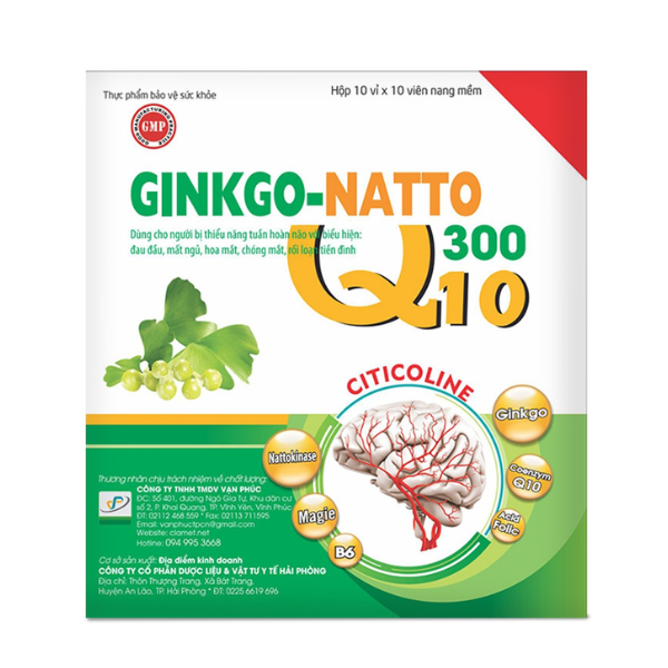 Ginkgo Natto có thể giảm triệu chứng nào của thiểu năng tuần hoàn máu não?
