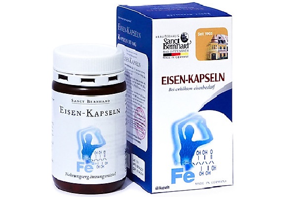 Thuốc bổ sung sắt Eisen Kapseln
