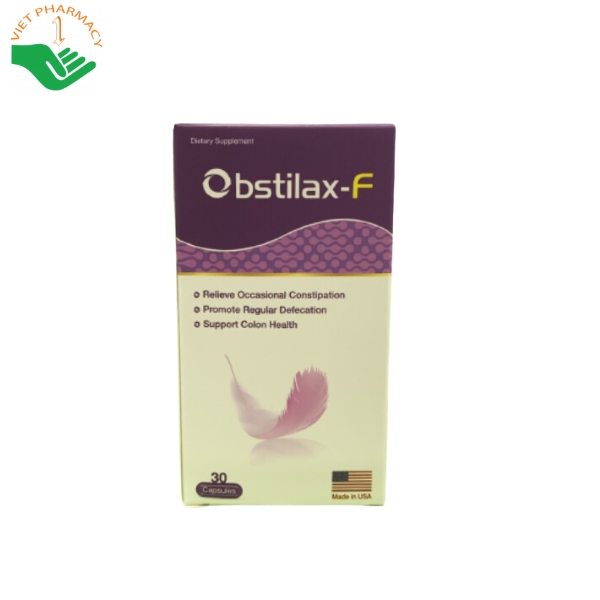 Viên uống Obstilax - F Hỗ trợ táo bón-nhuận choàng