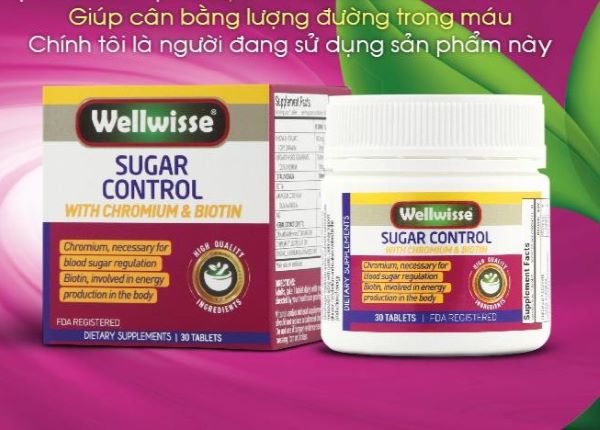 Wellwisse Sugar Control With Chromium & Biotin