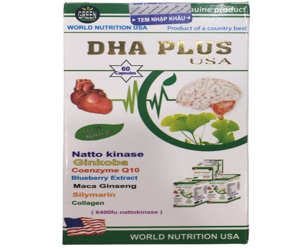 Viên uống hoạt huyết dưỡng não DHA Plus USA