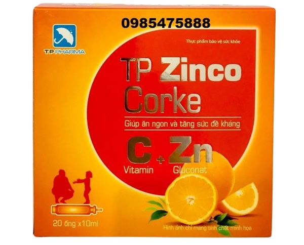 Siro tăng sức đề kháng TP Zinco Corke