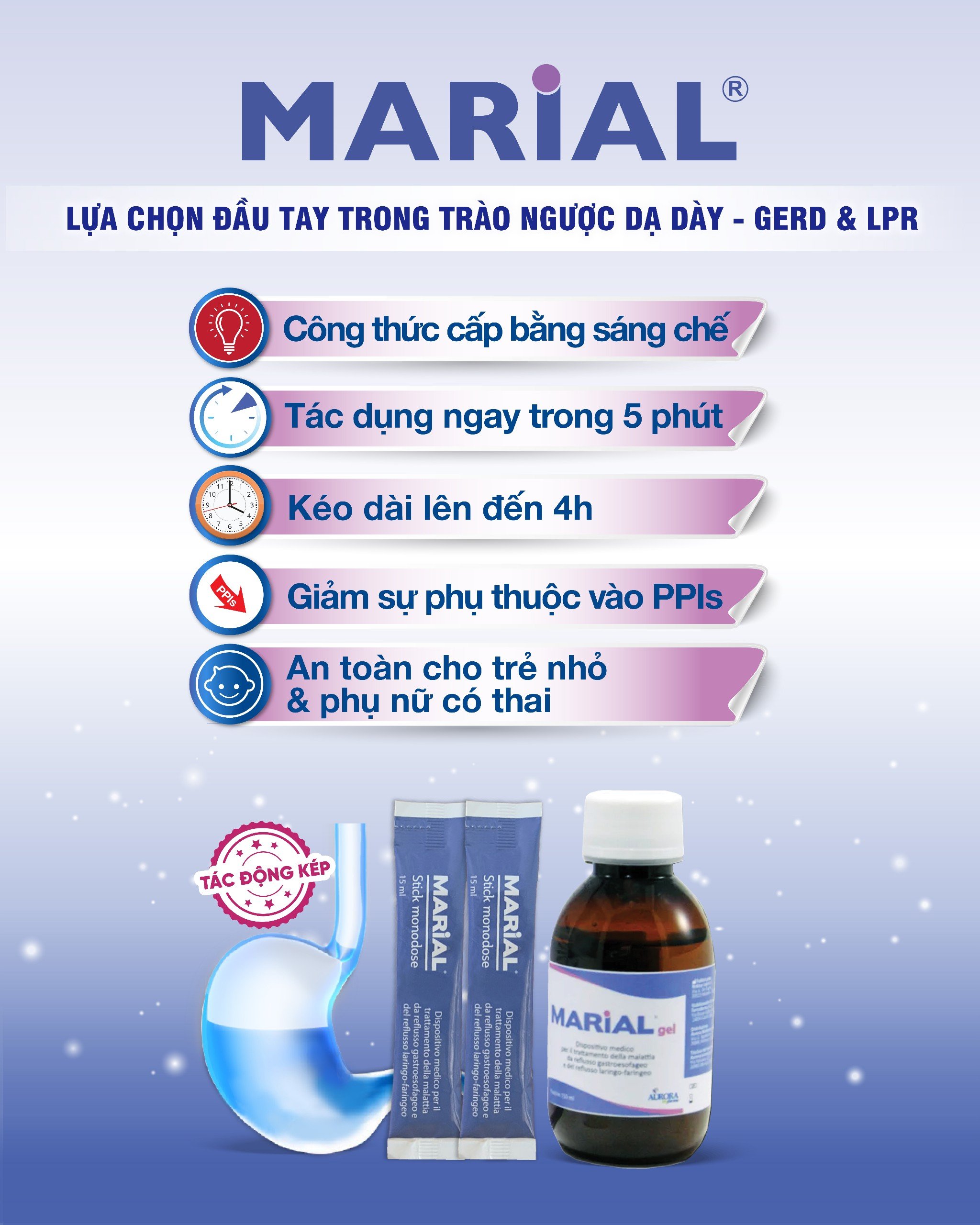 Công dụng của Marial Gel