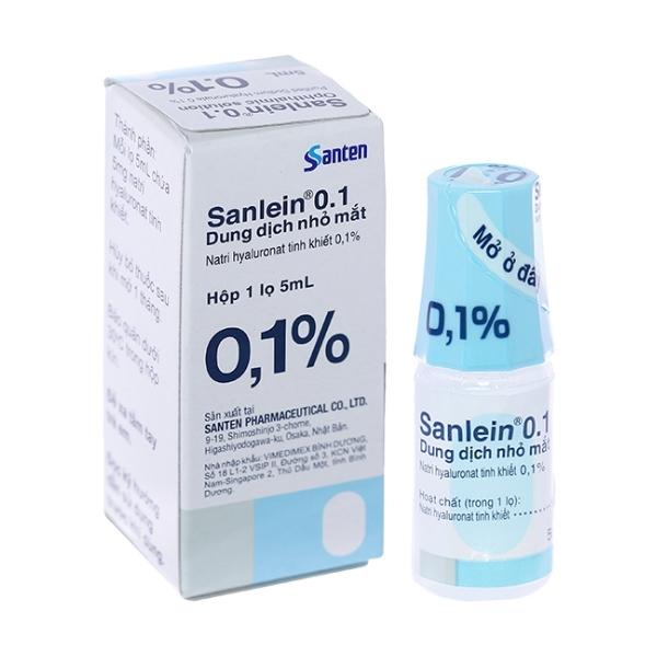 Thuốc nhỏ mắt Sanlein 0.1 có hiệu quả trong điều trị rối loạn biểu mô kết-giác mạc không?
