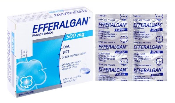 Thuốc hạ sốt Efferalgan 500mg
