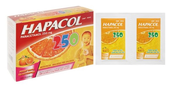 Thuốc hạ sốt Hapacol 250mg
