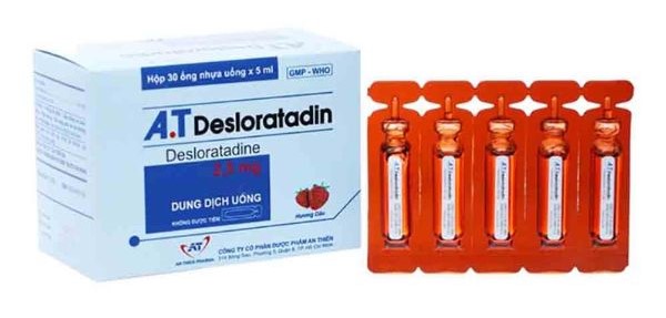 Thuốc dị ứng A.T Desloratadin