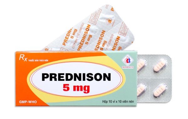 Thuốc dị ứng Prednisolon 5 mg