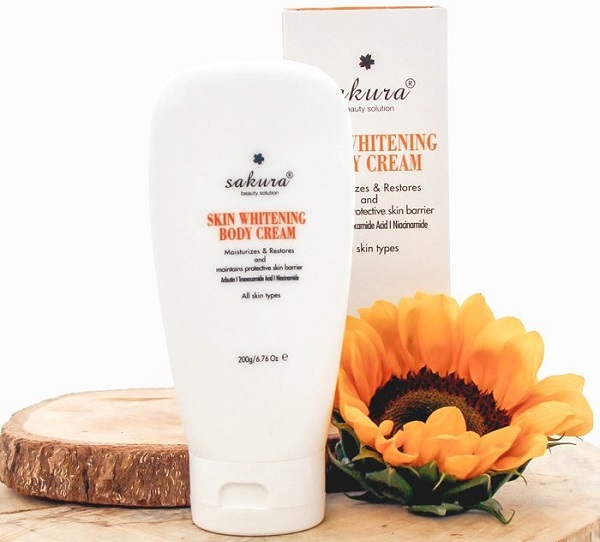 Sakura Skin Whitening Body Cream – sản phẩm được nhiều chị em ưa chuộng hiện nay