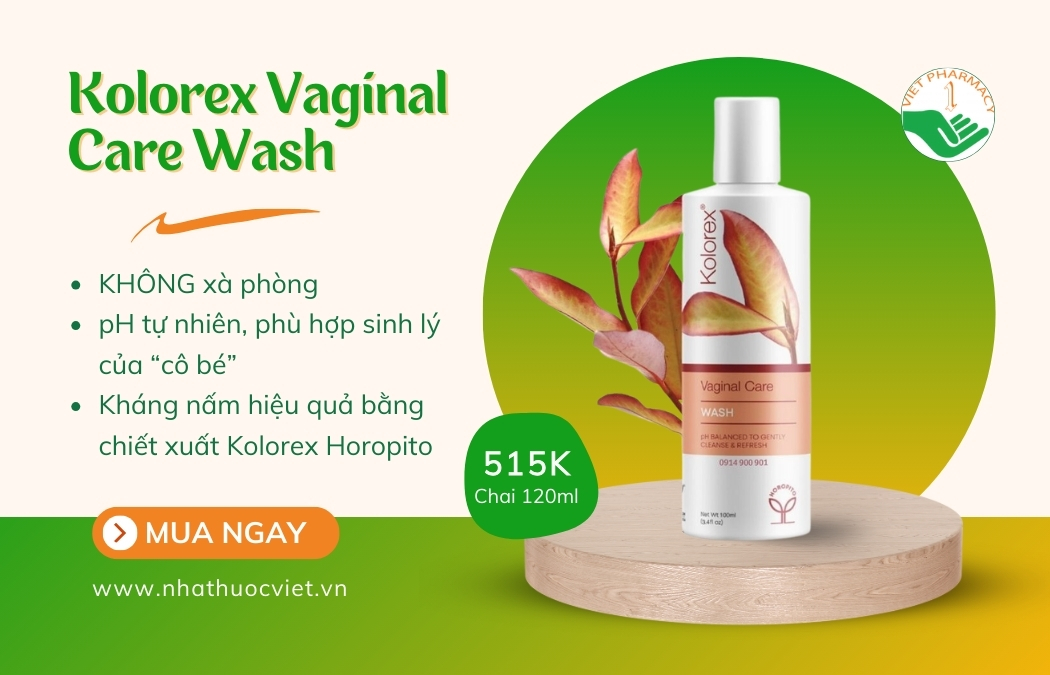 Dung dịch vệ sinh phụ nữ Kolorex Vaginal Care Wash