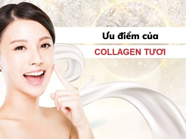 Ưu điểm của collagen tươi so với collagen thông thường