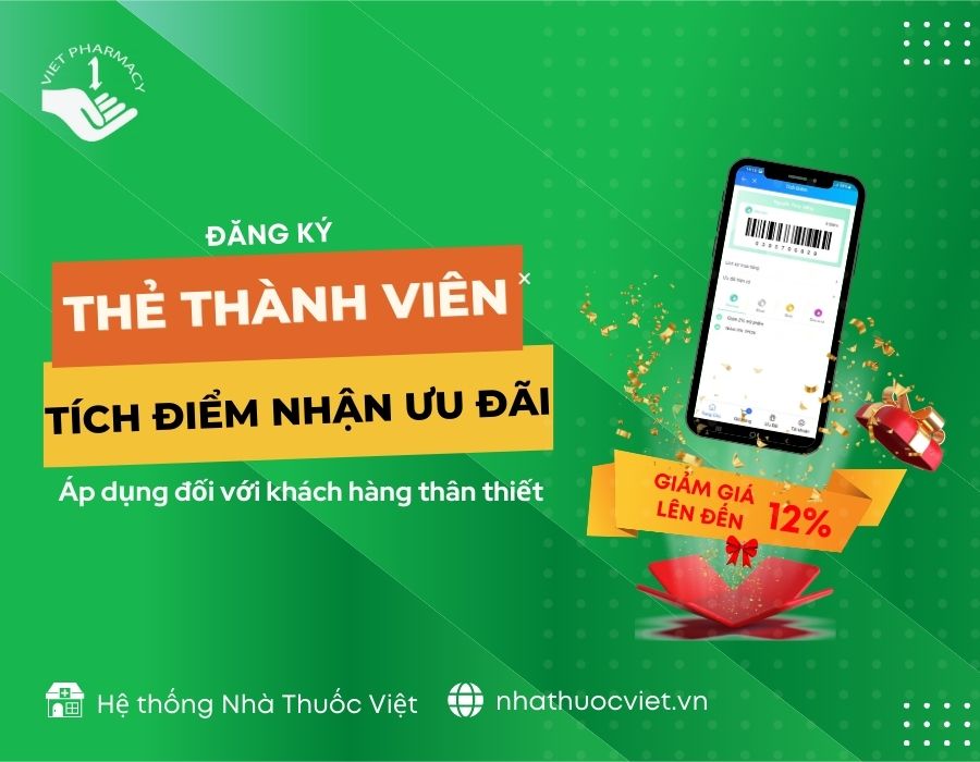 Đăng ký thẻ thành viên Nhà Thuốc Việt