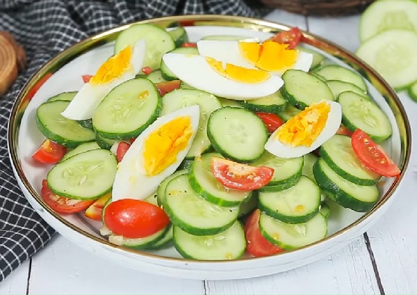 Salad giảm cân từ trứng