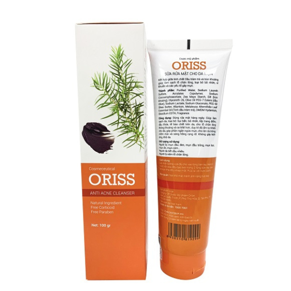 Sữa rửa mặt Oriss Anti Acne Cleanser