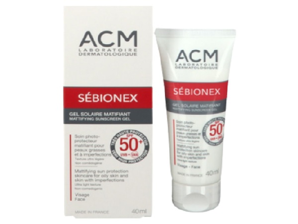 Kem chống nắng cho da dầu mụn ACM Sebionex Mattifying Sunscreen Gel SPF50+