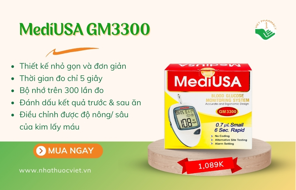 Máy đo đường huyết MediUSA GM3300