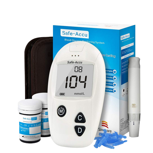 Bộ máy đo đường huyết Safe Accu Sinocare