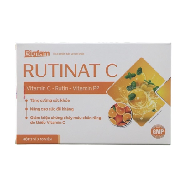 Viên uống tăng sức đề kháng Rutinat C Bigfam