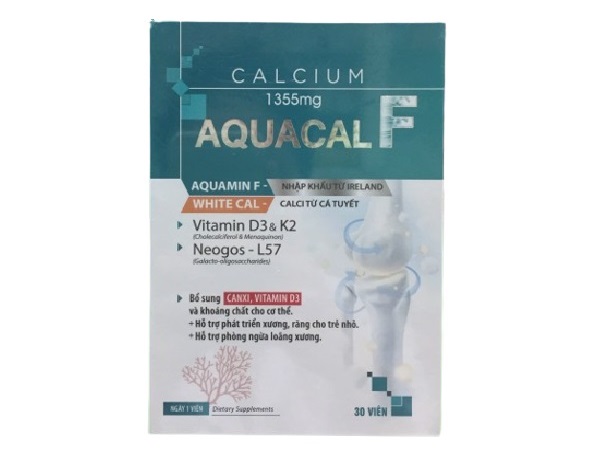 Viên uống Aquacal F Calcium 1355mg 