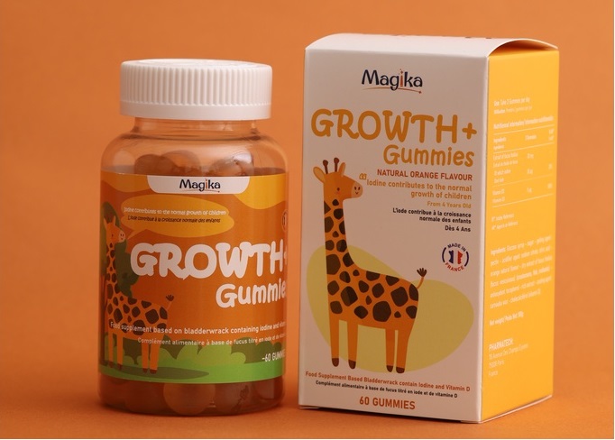 Kẹo dẻo hỗ trợ phát triển thể chất cho trẻ em Magika Growth+ Gummies