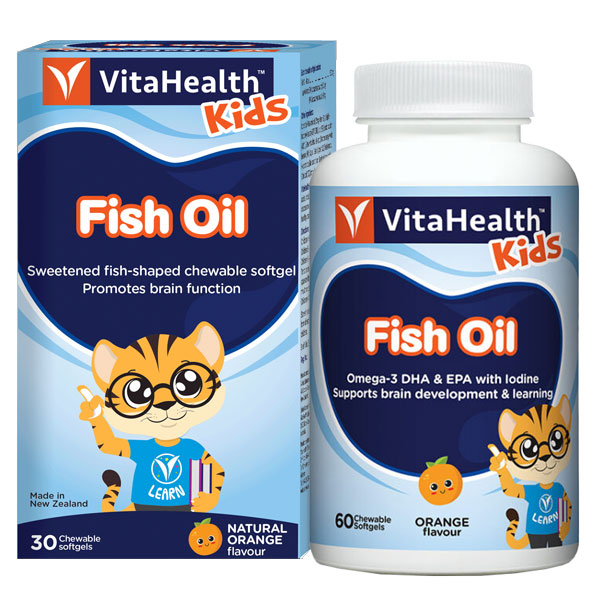 Viên nhai hỗ trợ bổ sung DHA VitaHealth Kids Fish Oil