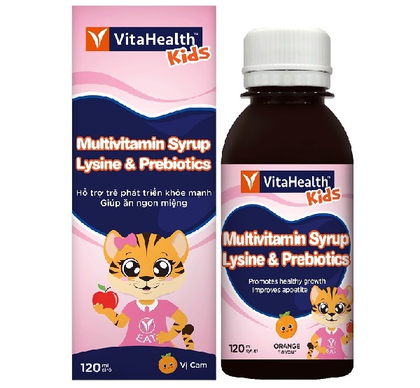 Siro VitaHealth Kids Multivitamin Syrup Lysine & Prebiotics