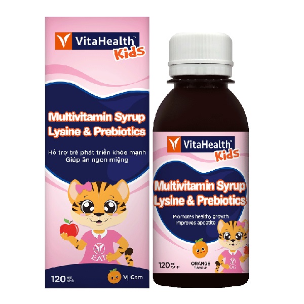 Siro VitaHealth Kids Multivitamin Syrup Lysine & Prebiotics