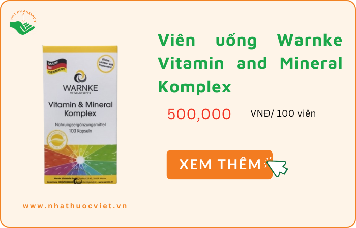  Warnke Vitamin and Mineral Komplex