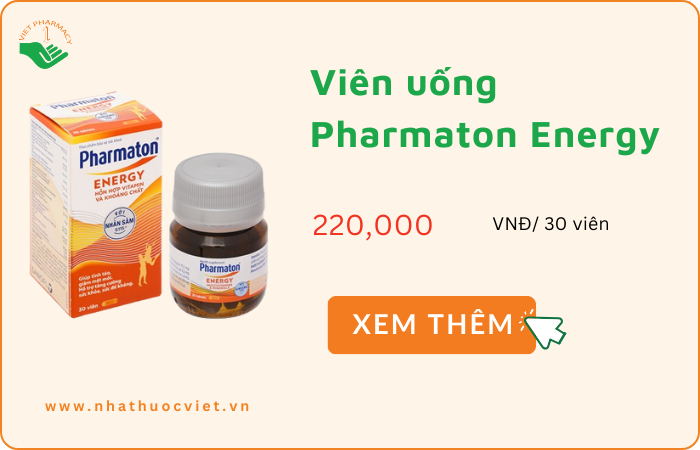 Viên uống hỗn hợp vitamin và khoáng chất Pharmaton Energy