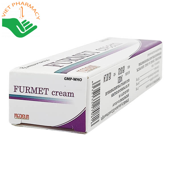 Kem bôi trị nấm, viêm da có biến chứng nhiễm trùng Furmet Cream
