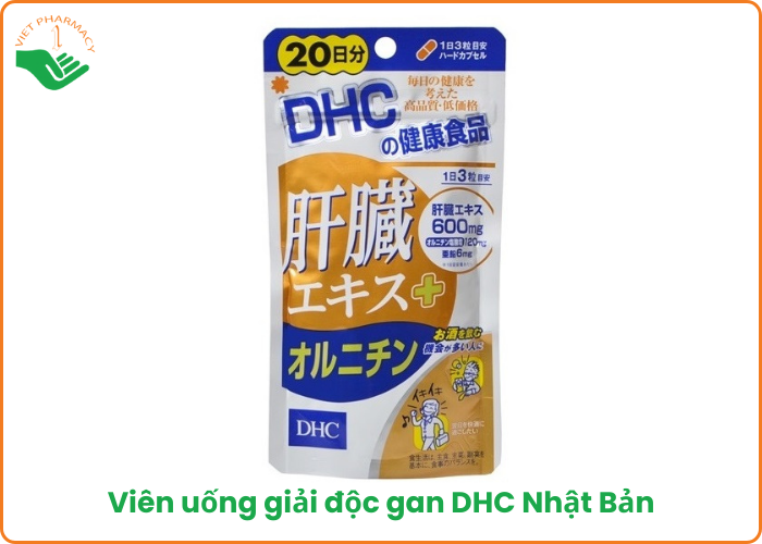  Viên uống giải độc gan DHC Nhật Bản