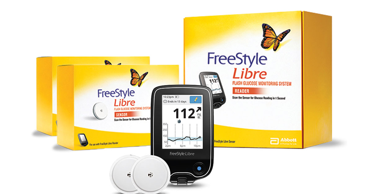 Máy đo đường huyết không cần lấy máu Freestyle Libre