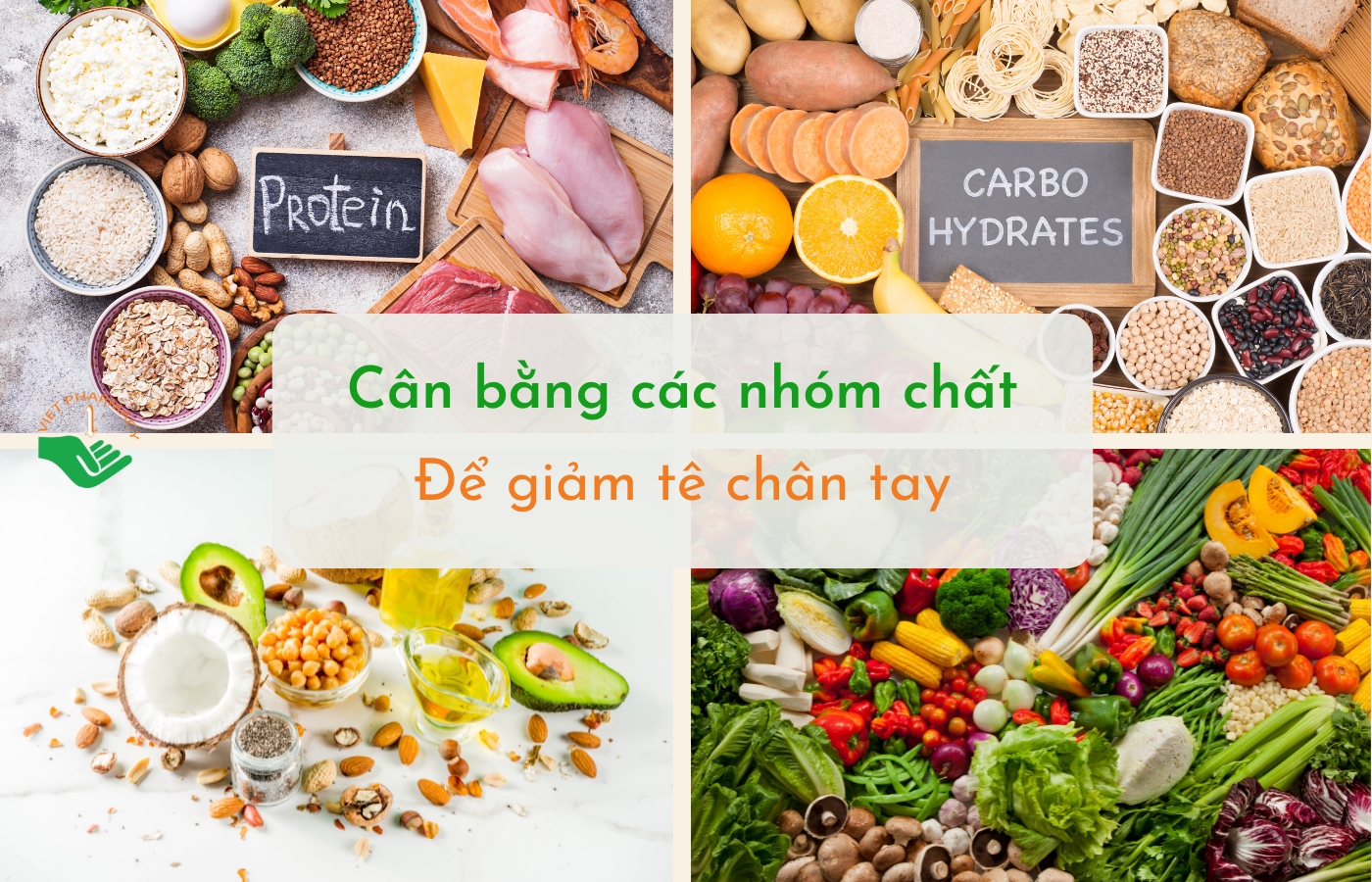 Cân bằng dinh dưỡng để phòng tránh hiện tượng tê chân tay