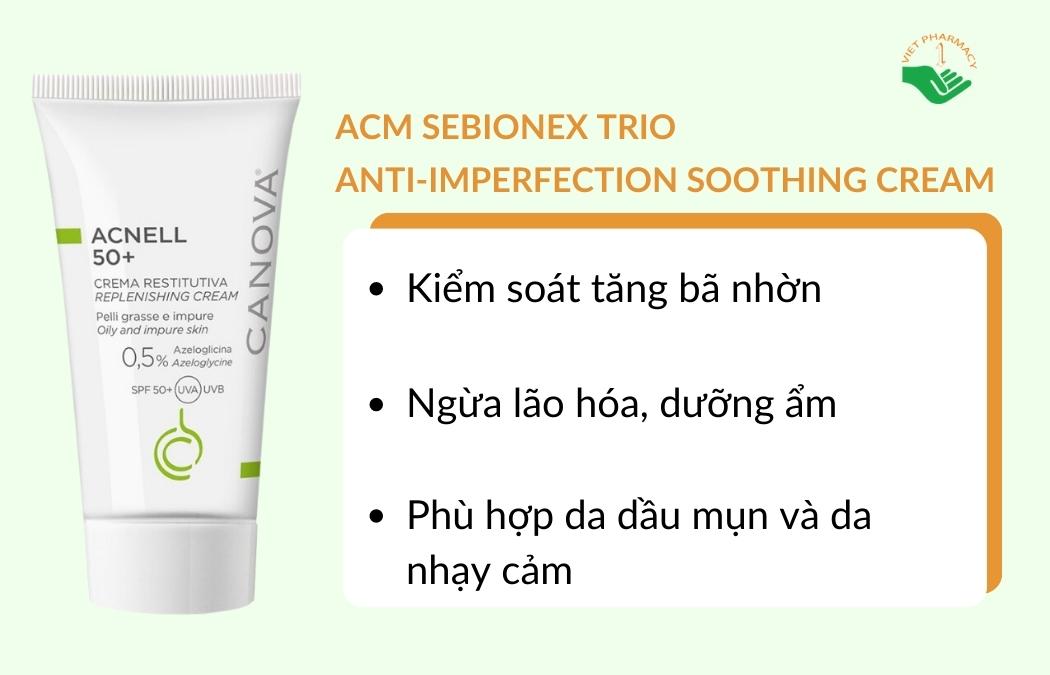 Kem ngừa mụn CANOVA Acnell Replenishing Cream