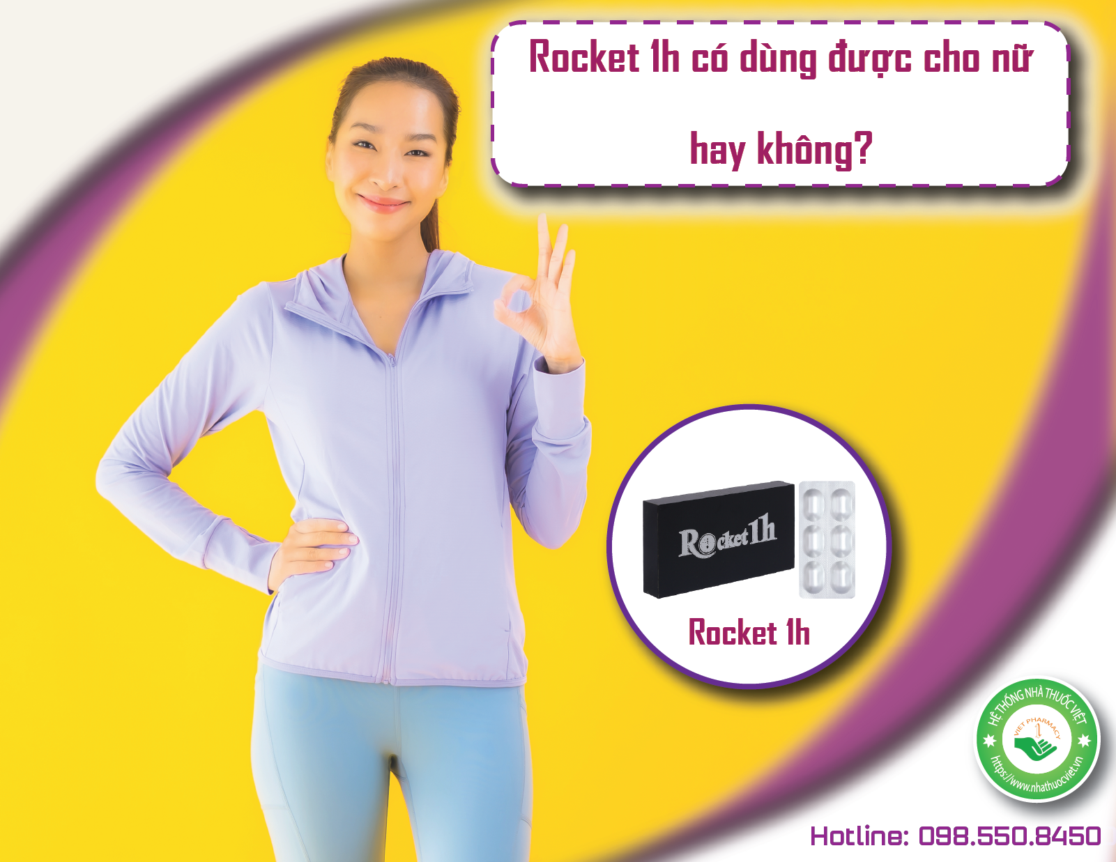 Có những điều kiện sức khỏe nào mà người không được sử dụng Rocket 1h?
