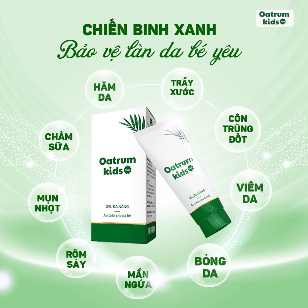 Công dụng nổi bật của gel đa năng Oatrum Kids New