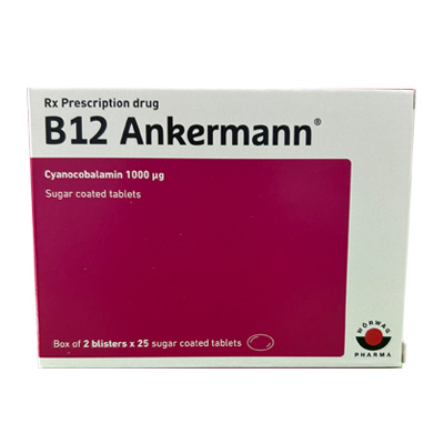 B12 Ankermann Worwag Pharma - Thuốc dự phòng và điều trị thiếu vitamin B12