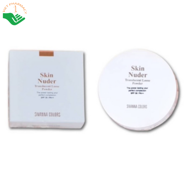  Phấn phủ Sivanna Skin Nuder Translucents Loose Powder - giúp kiềm dầu 2 trong 1