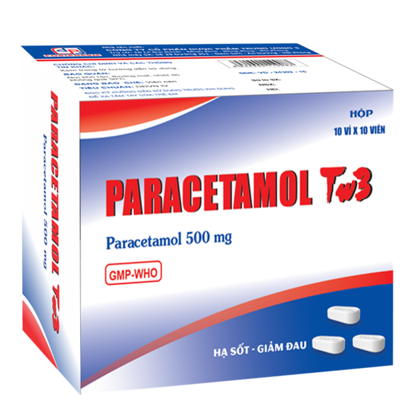 Viên giảm đau hạ sốt Paracetamol 500