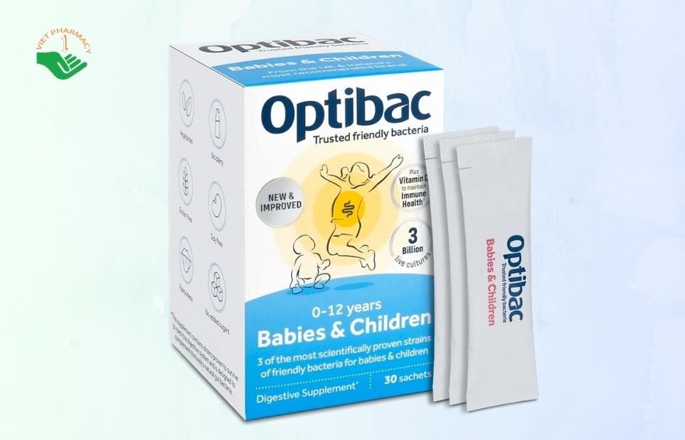 Men vi sinh cho bé Optibac Probiotics For Babies & Children