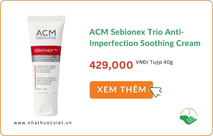 Kem hỗ trợ trị mụn ACM