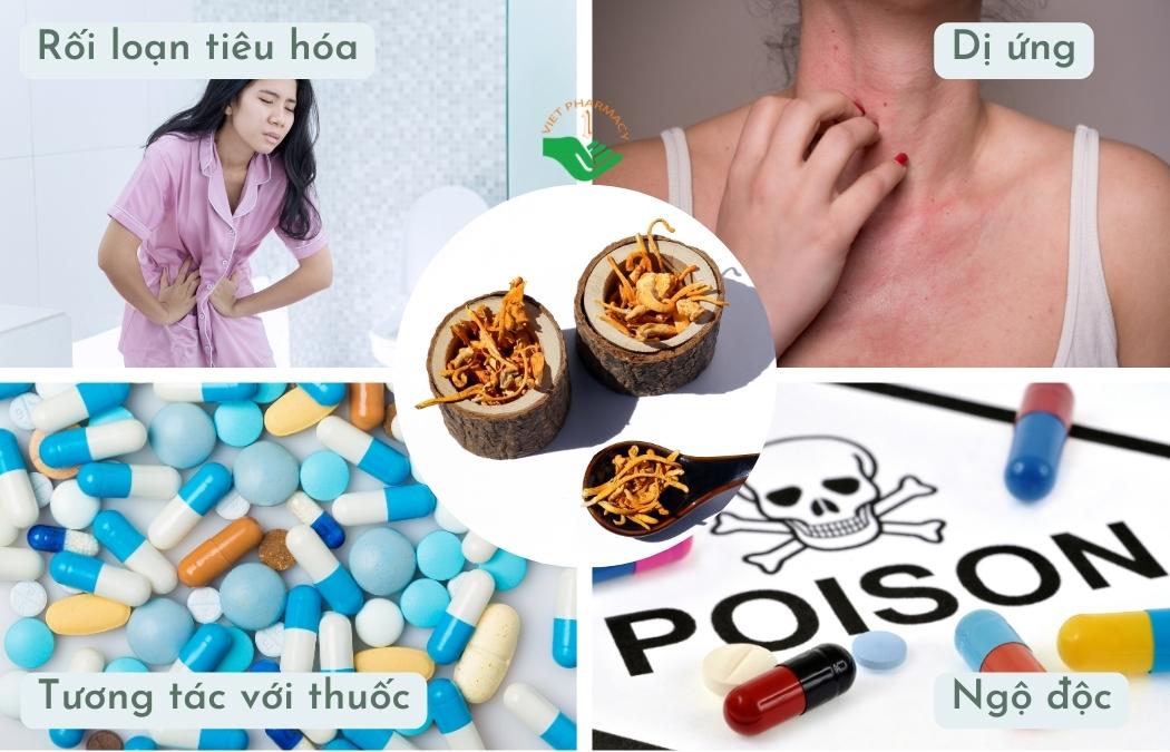 Một số tác dụng phụ của đông trùng hạ thảo