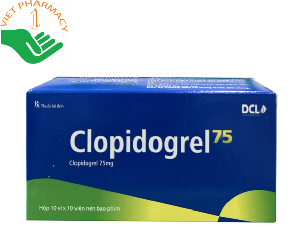 Thuốc Clopidogrel 75mg.