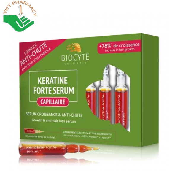 Serum giúp tăng cường mọc tóc Keratine Forte Serum