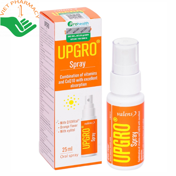 Xịt Upgro Spray bổ sung Vitamin tăng sức đề kháng 25ml