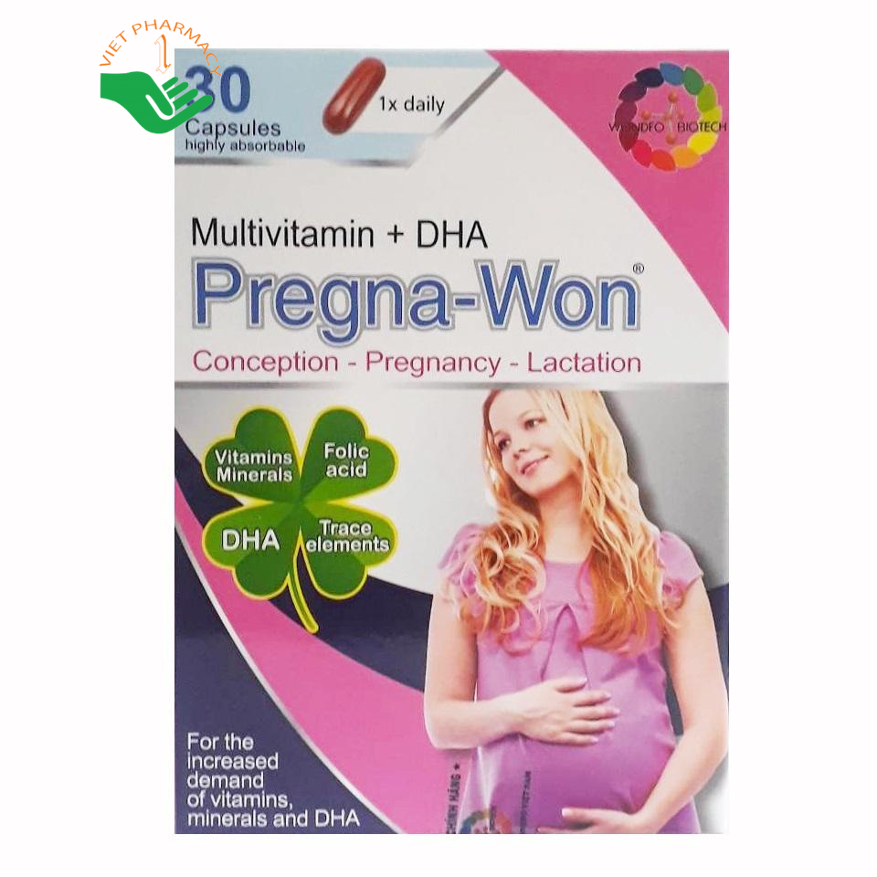 Viên uống Pregna-Won Multivitamin + DHA