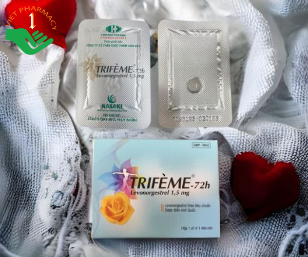 thuốc tránh thai khẩn cấp Trifème 72h